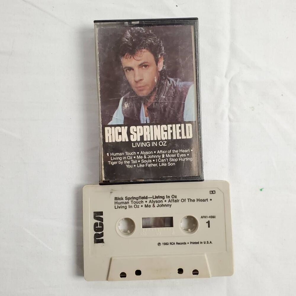 Rick Springfield – Living in Oz Cassette Album (1983)
